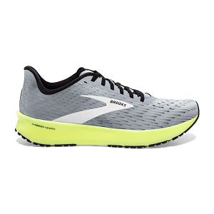 Brooks Hyperion Tempo Road Running Shoes - Mens, Grey/Black/Yellow | IE-KZQ923740